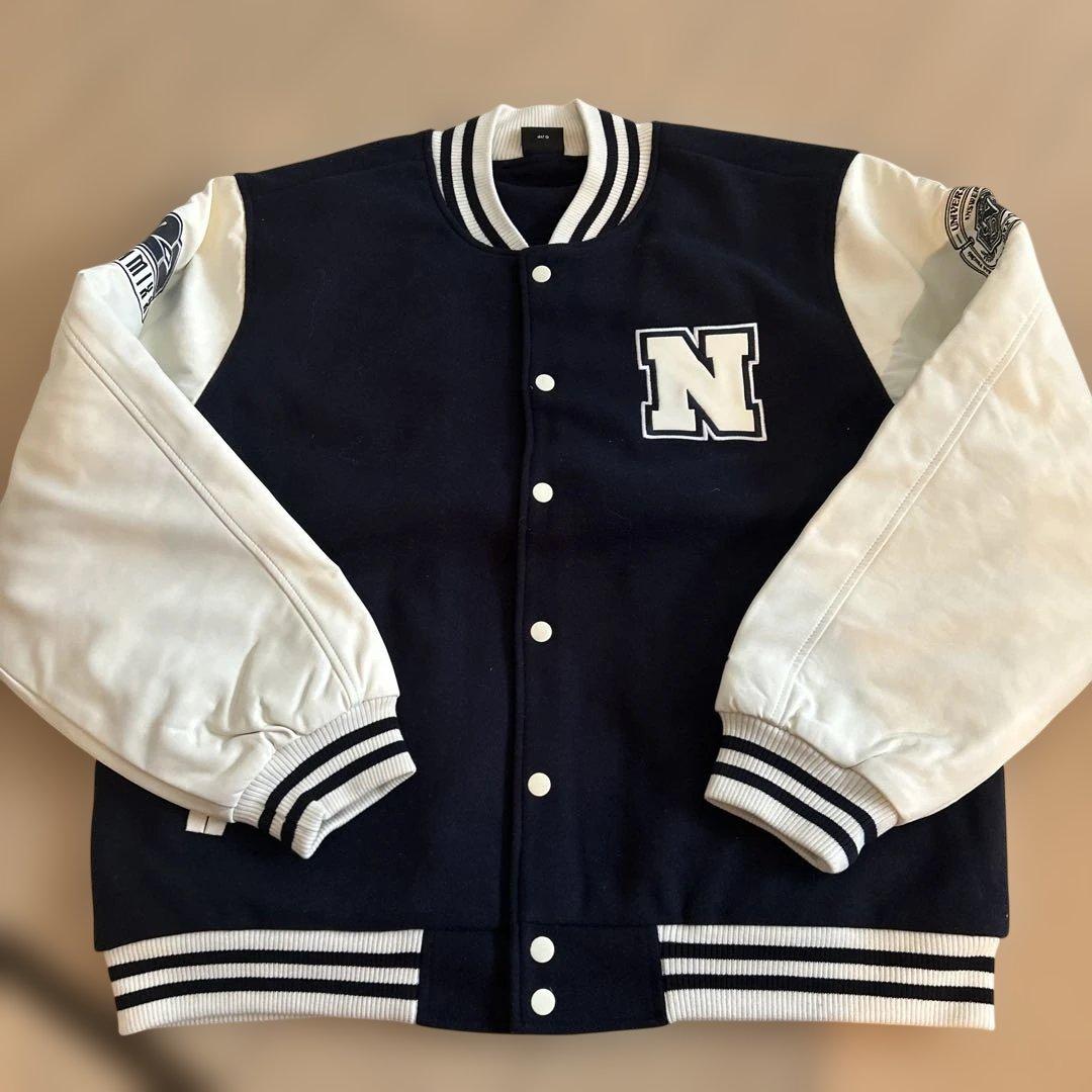 NMIXX スタジャン ネイビー