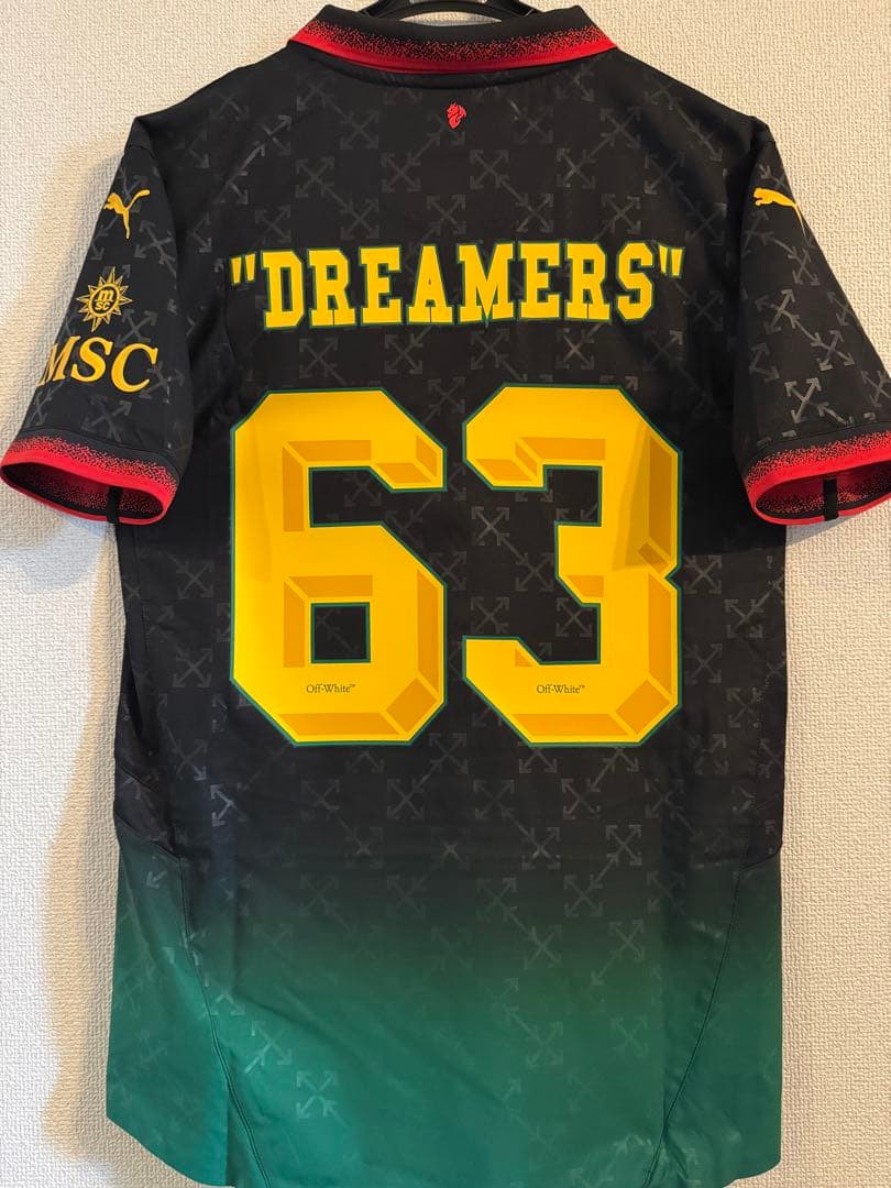 ACミラン x Off-White オーセンティックユニフォームL