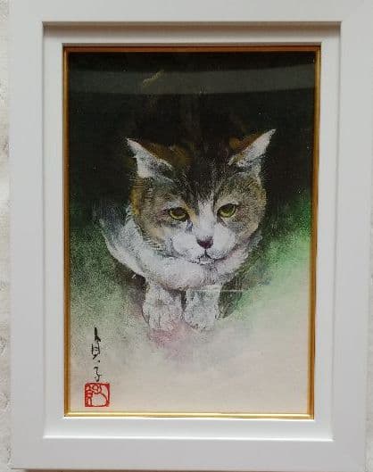 絵画猫のユーミン