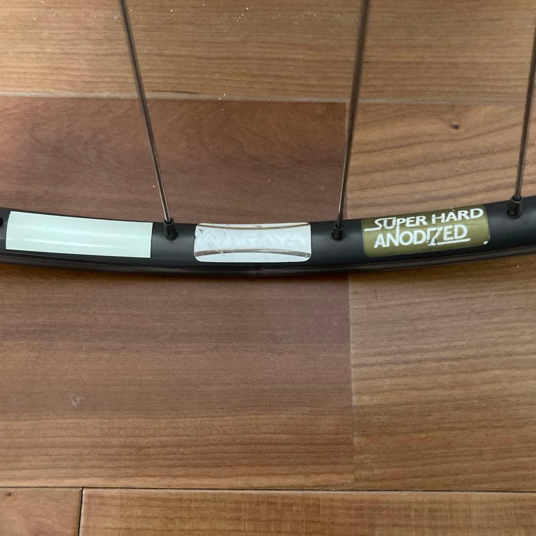 700cホイール前後セット　クリンチャー　エンド幅126mm ARAYAリム