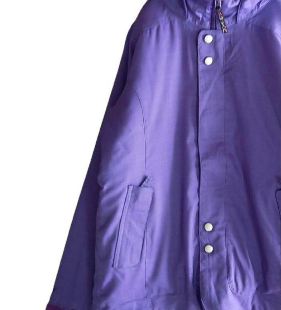 BURTON 紫色 スノーボードウェア フード付き　レディースＬ