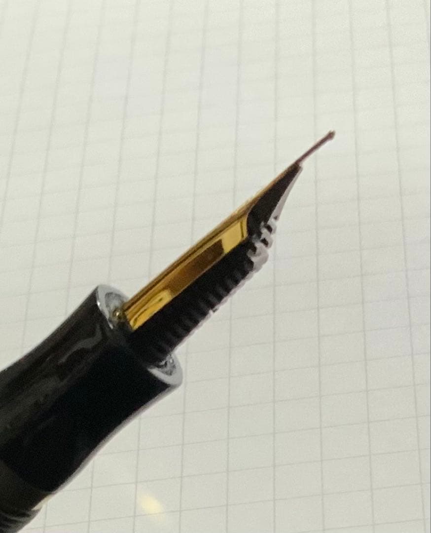 モンテグラッパ　限定万年筆　スターリングシルバー　ペン先 セーラー21K