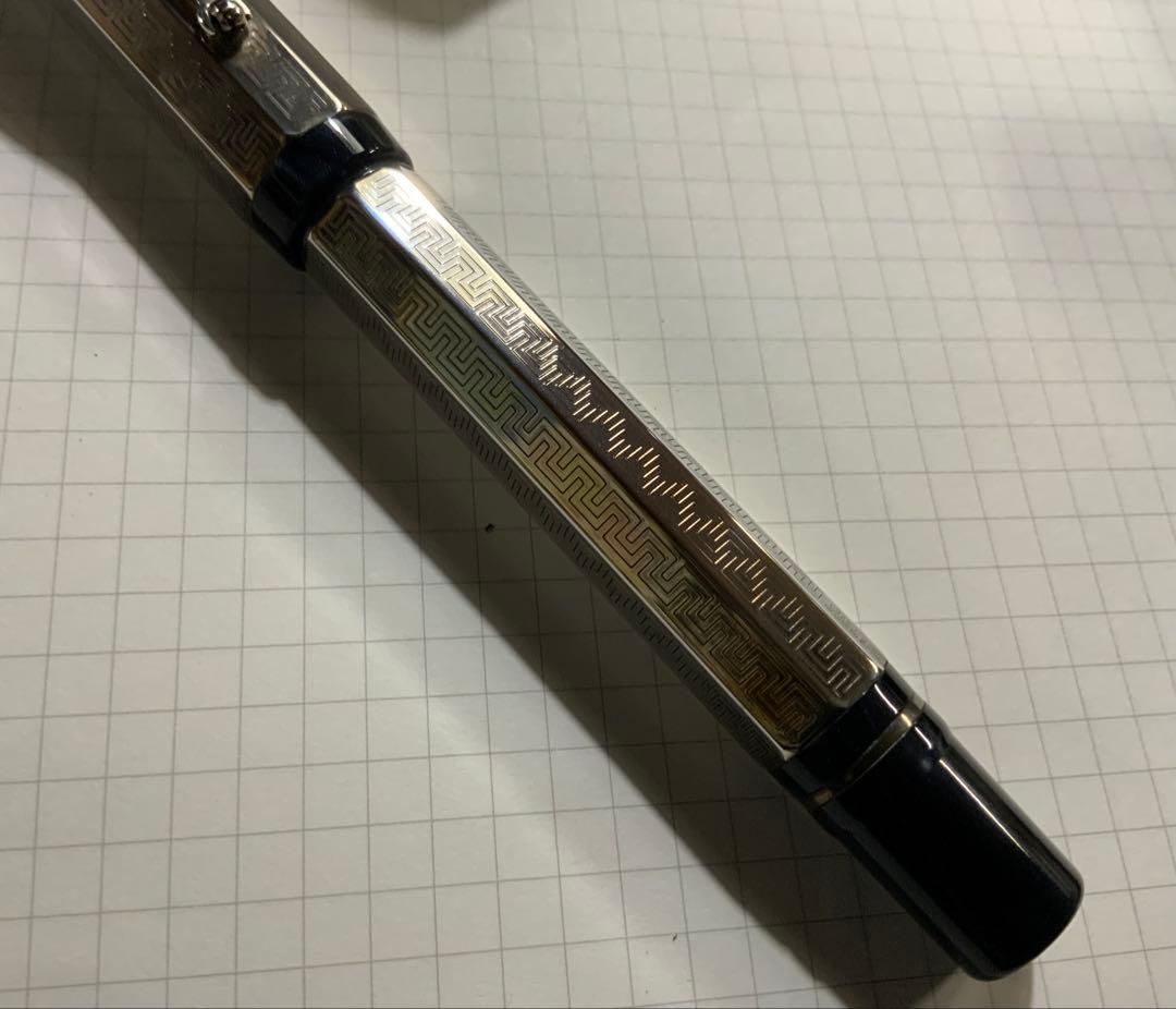 モンテグラッパ　限定万年筆　スターリングシルバー　ペン先 セーラー21K