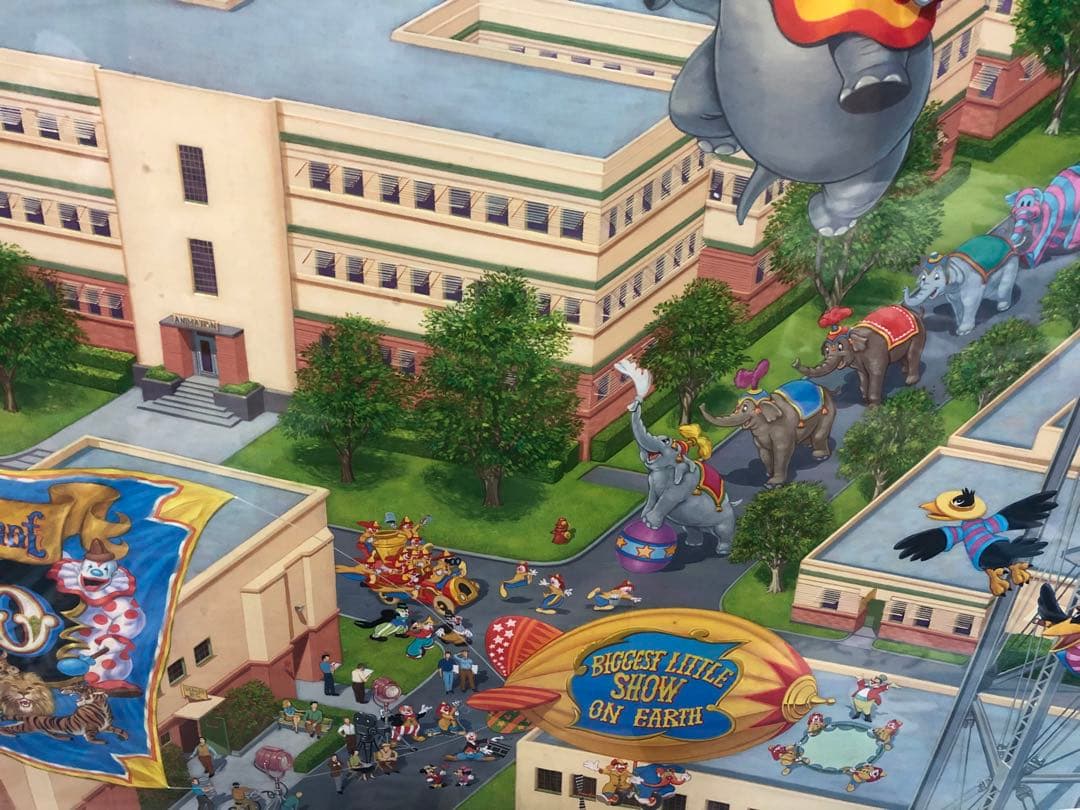 ディズニーファインアート　ダンボ　セル画　タペストリー