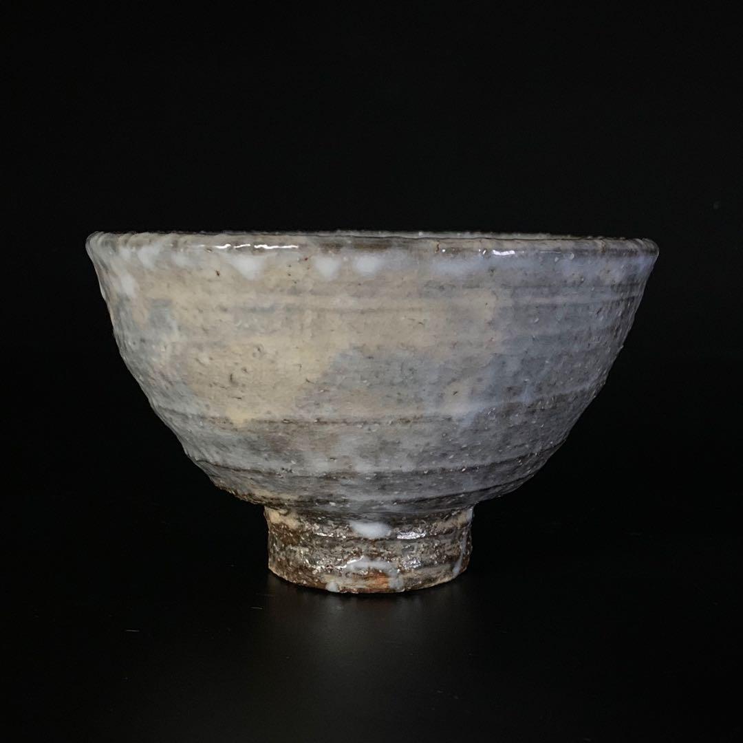 【波多野善蔵】萩焼 県無形文化財 指月窯 萩茶碗 共箱