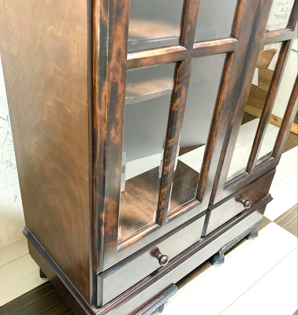 【値下げ中✨】北海道民芸 樺 樺材 無垢 本棚 書棚 キャビネット 書斎