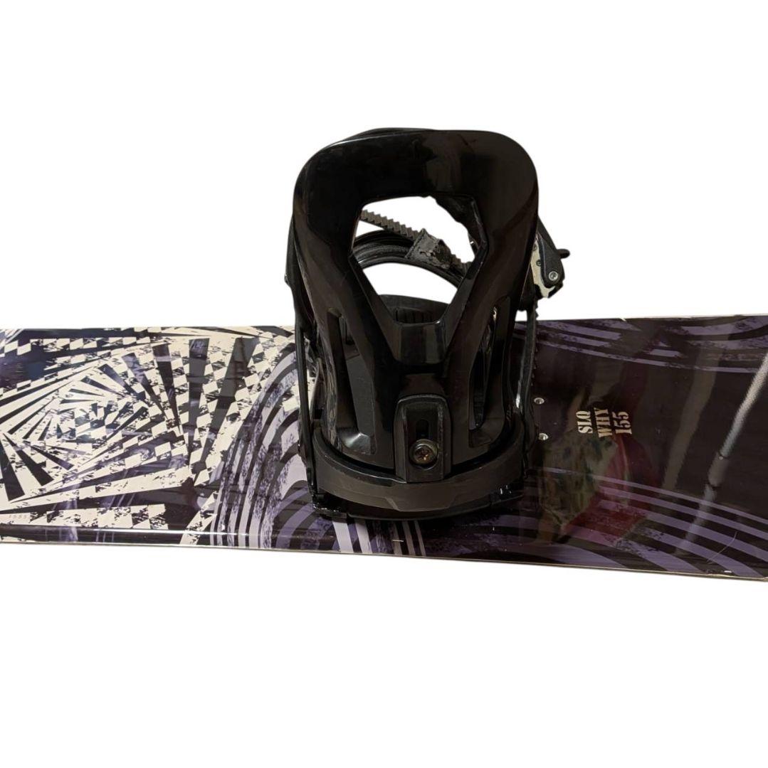 SLQ スノーボード 155cm SABER バイン 2点セット