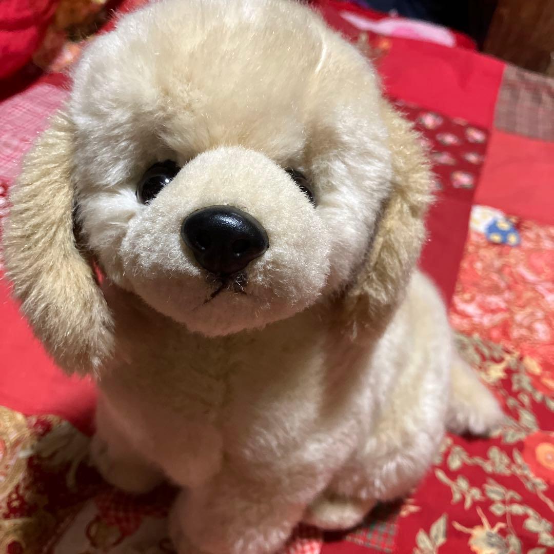 レトロぬいぐるみ犬　四季オリジナルぬいぐるみ　レトリバー　リアルぬいぐるみ