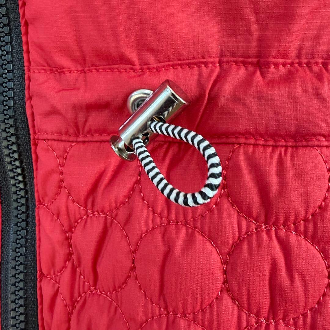 美品！ランバンスポール38 フード付キルティング中綿　裏地蓄熱保存ワンピース