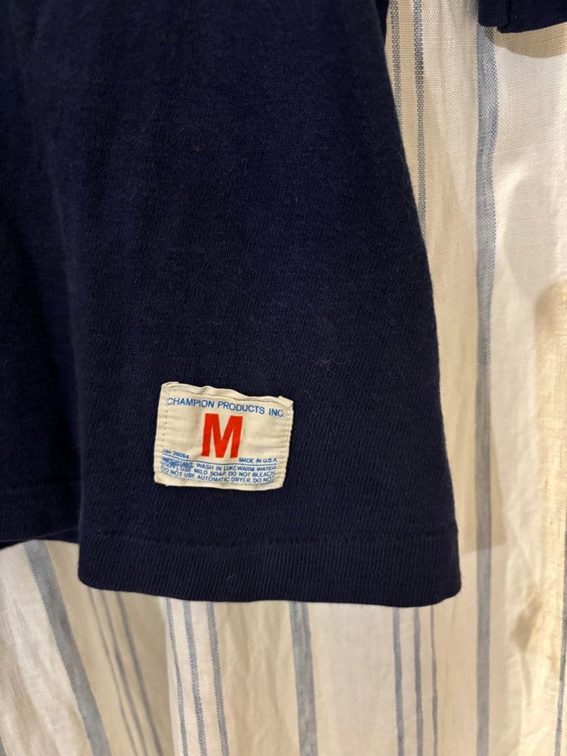 チャンピオン　フットボールシャツ　70年代　ビンテージ　M リバースウィーブ