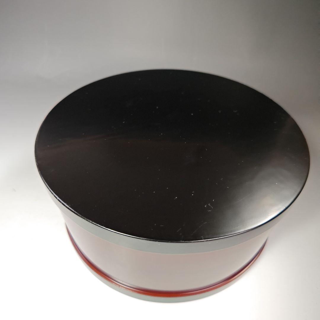 イ448 水指『漆専堂』『桶形水指　替蓋　共箱』漆塗　茶道具