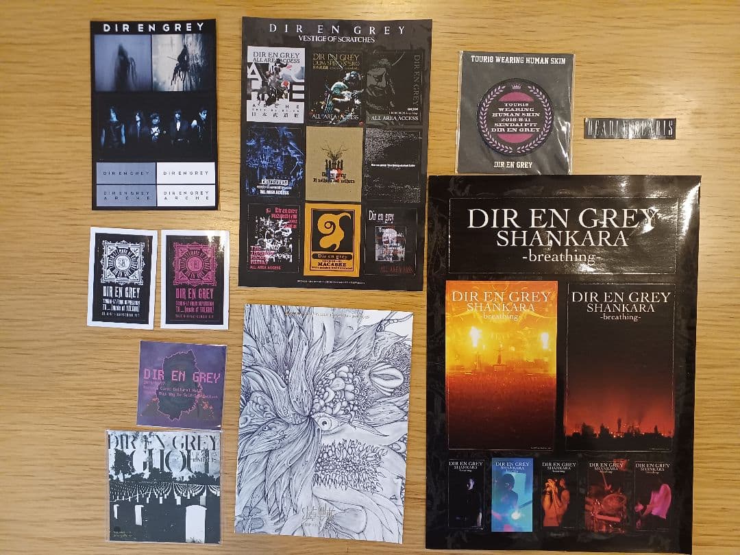 DIR EN GREY おまけ&ステッカーセット