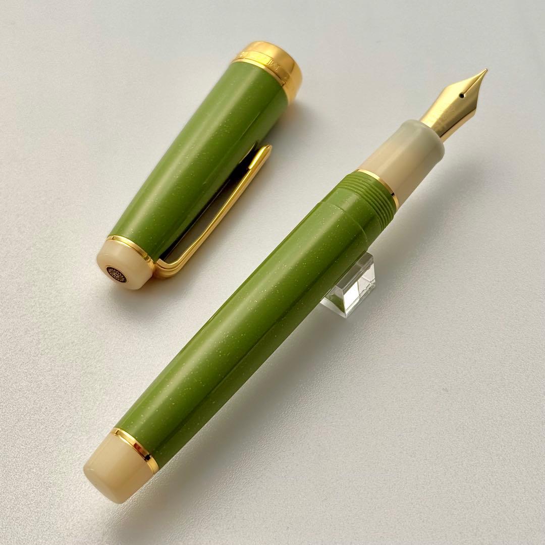 美品未使用 限定品 セーラー万年筆 sailor pen プロギア 抹茶 B