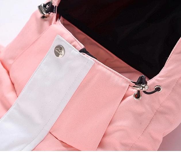 スノボー ウェア/上下セット/スノーボード/スキー/レディース/ピンク黒Sサイズ