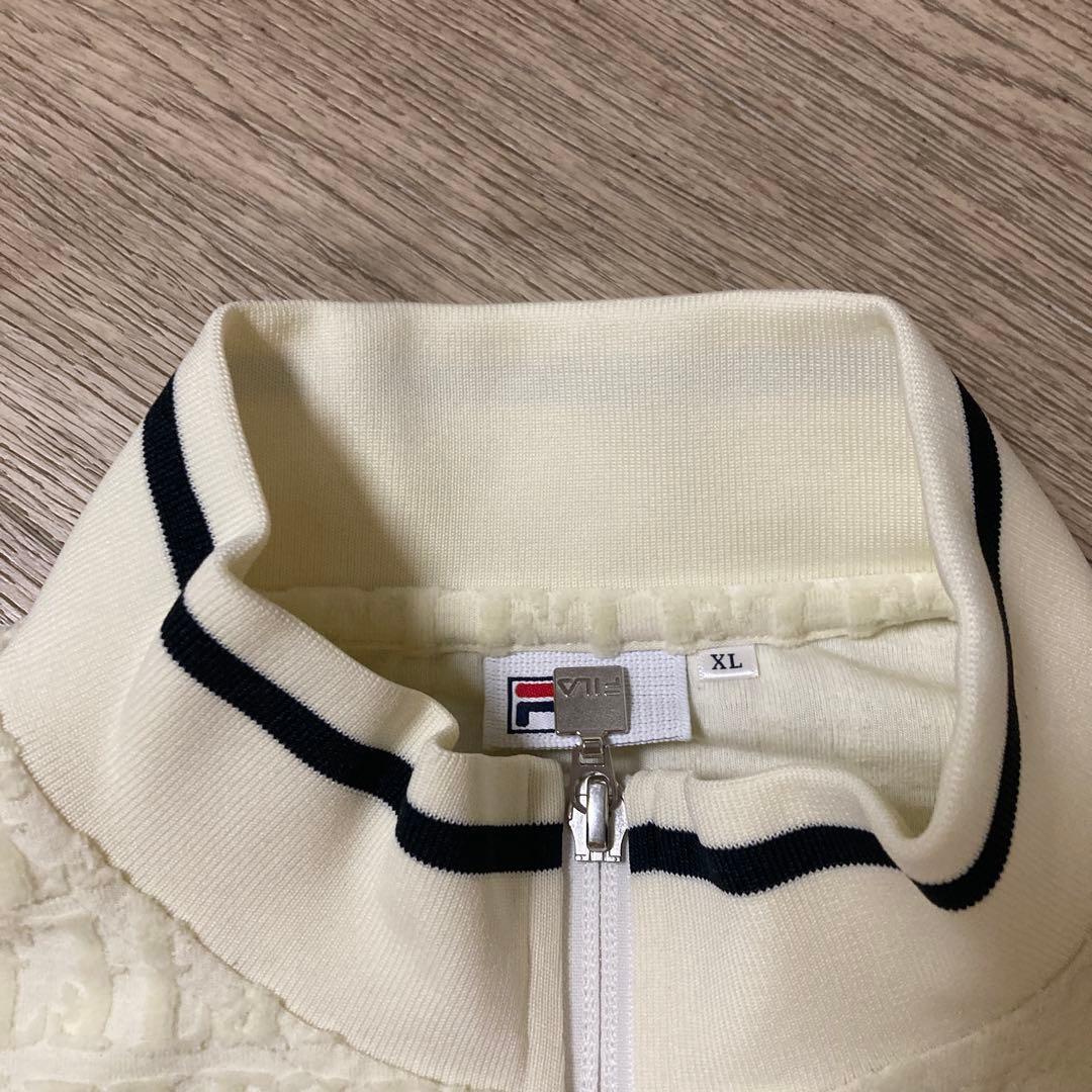 たかよさま専用FILA ジップアップジャケット XL クリーム