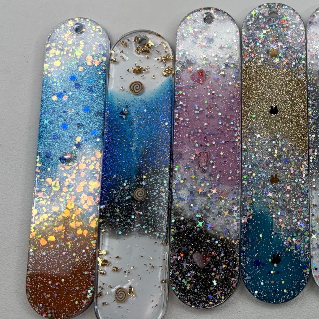 王一博 新作　可愛い　栞　レジンキーホルダー 7点セット❣️0126