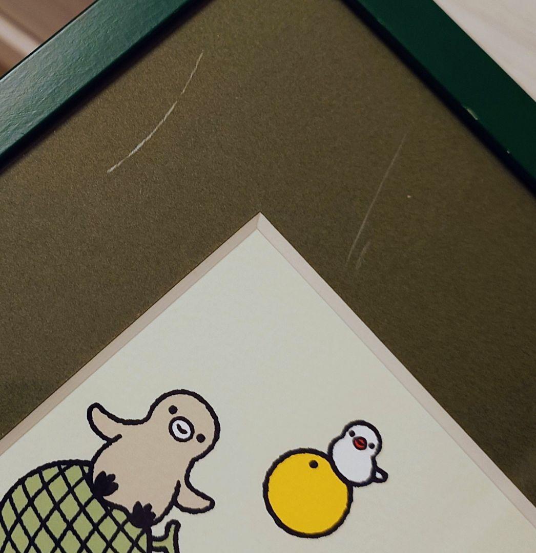 さかざきちはる　ペンギン　版画　サイン・シリアルナンバー有り