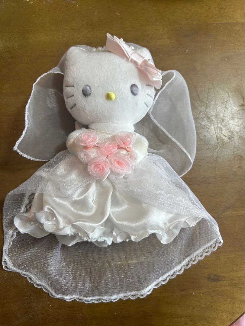 ハローキティ ウェディングドレス ぬいぐるみ サンリオ 正規品 ブライダル