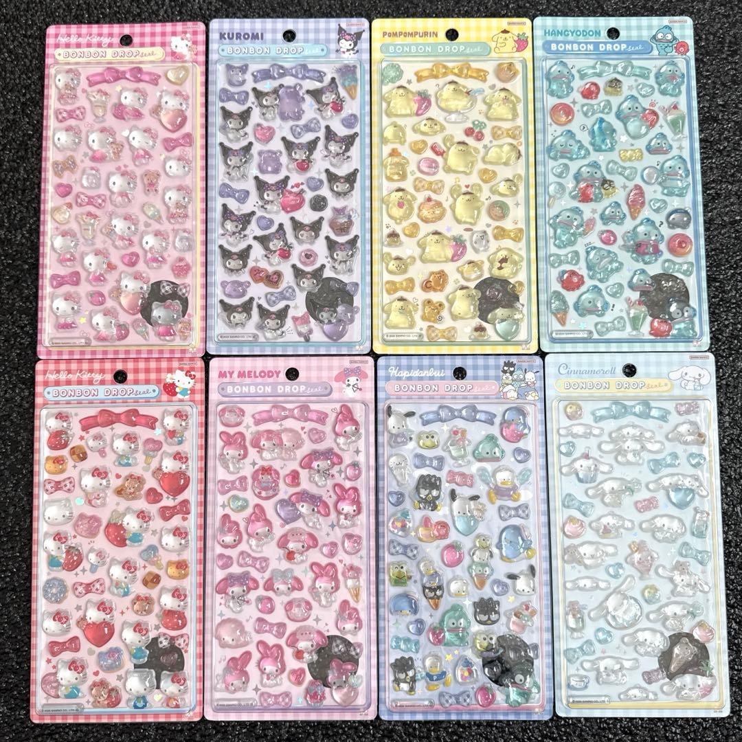 正規品　ボンボンドロップシール　第二弾　コンプリート　全8種　サンリオ