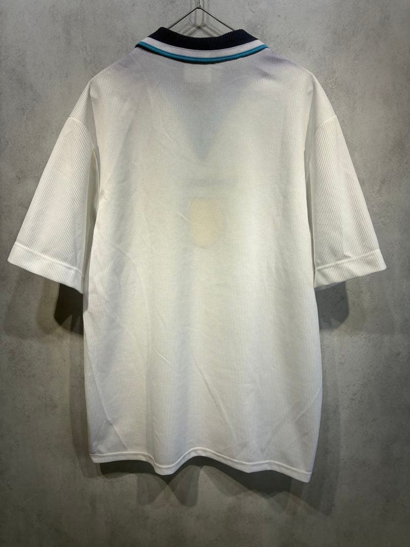 【デッドストック】UMBRO イングランド代表 ポロシャツ ホワイト ビンテージ