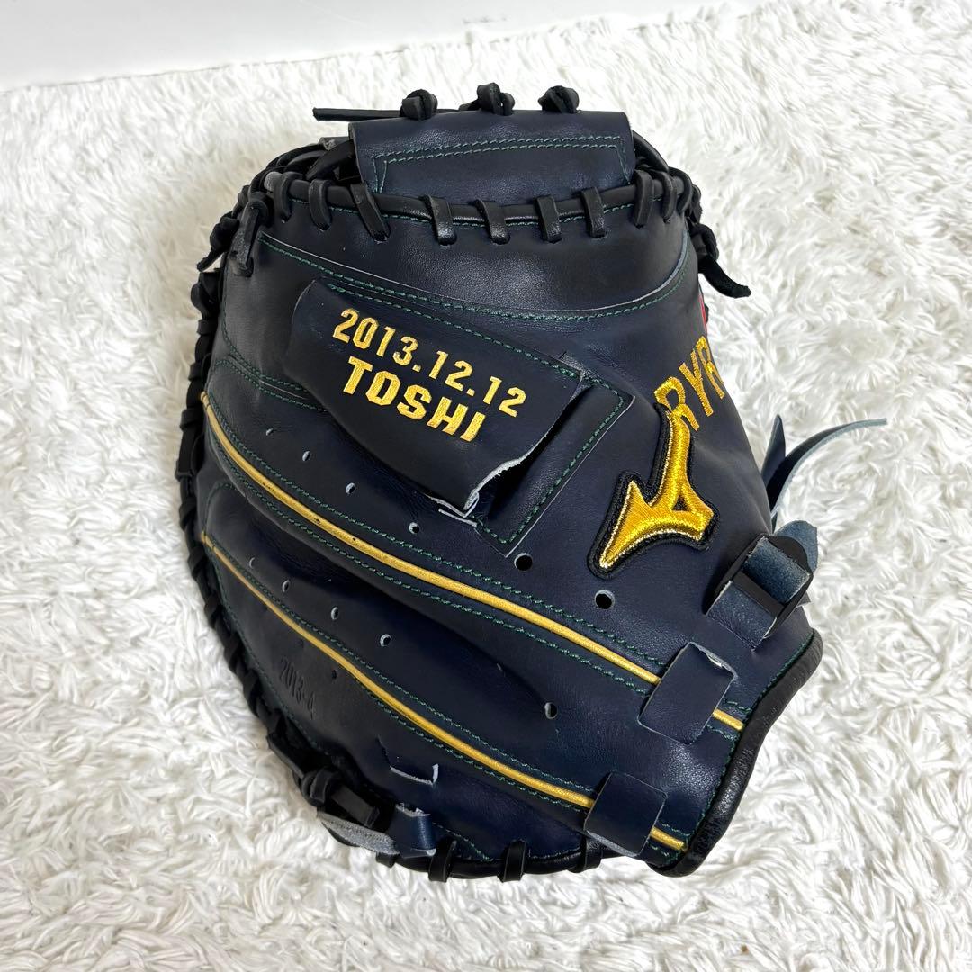 【極美品】 ミズノプロ 硬式 キャッチーミット プロ支給品 捕手
