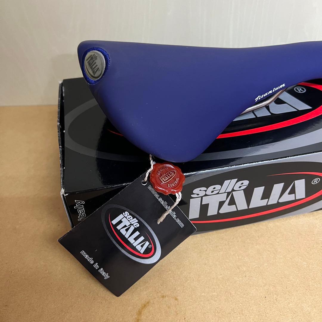 新品未使用 ブルー Selle Italia FLITE TITANIUM