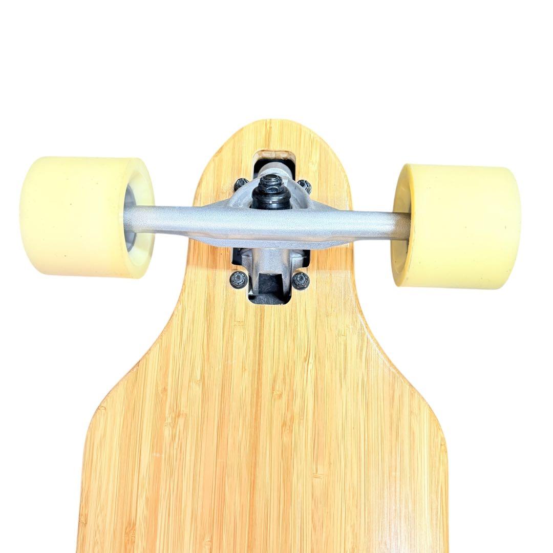 【極美品】WHITE WAVE WARRIOR ロングスケートボード 白