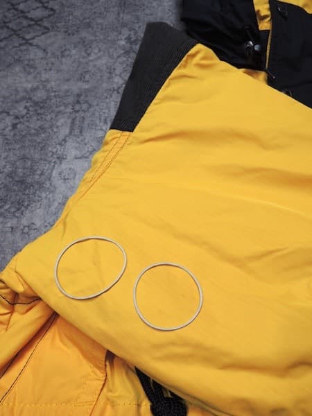 ノースフェイス スキージャケット●TNF-711/メンズM/黄色/オールド90s