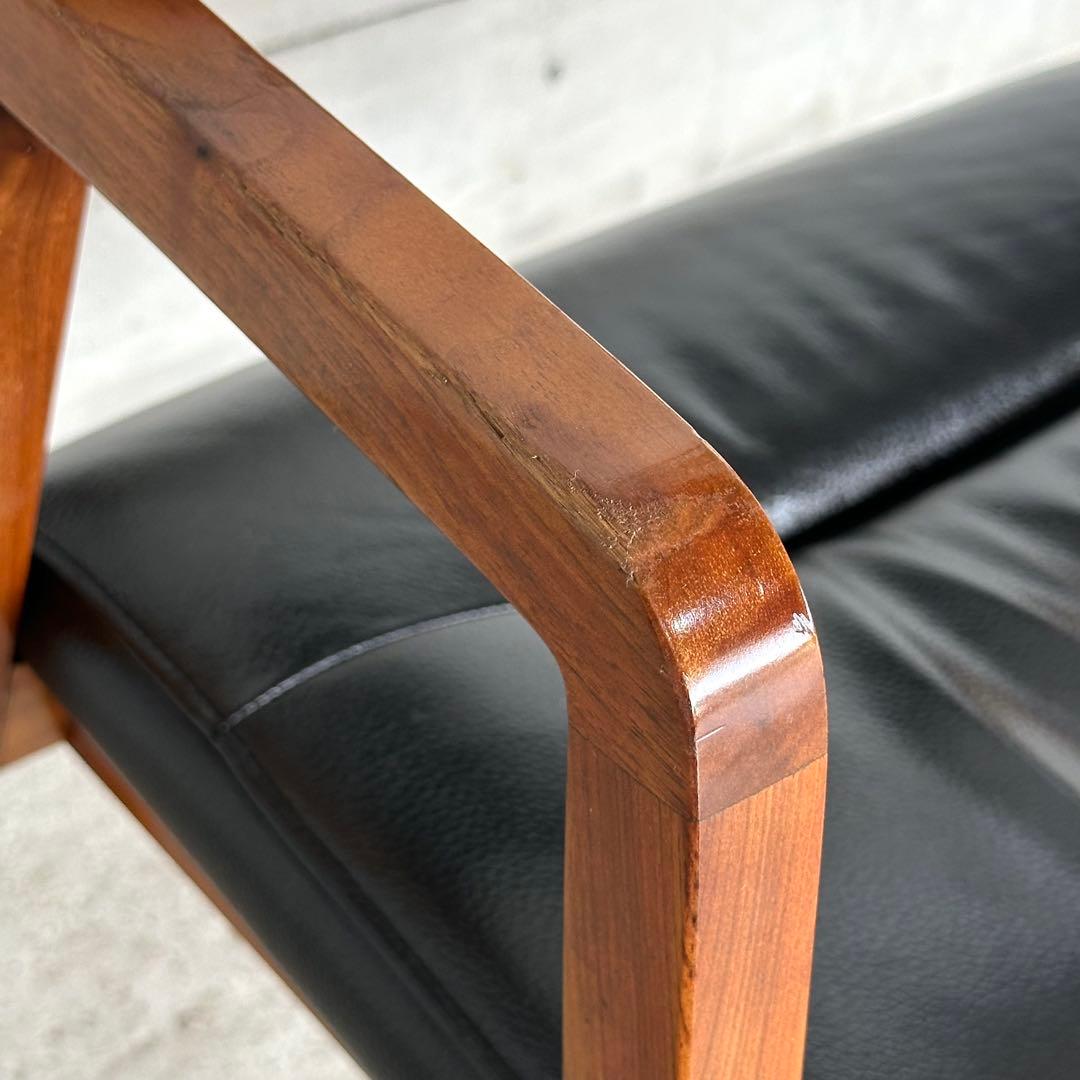 ✦ 廃盤モデル✦シギヤマ家具 CITY LD CHAIR 岩倉榮利デザイン 本革