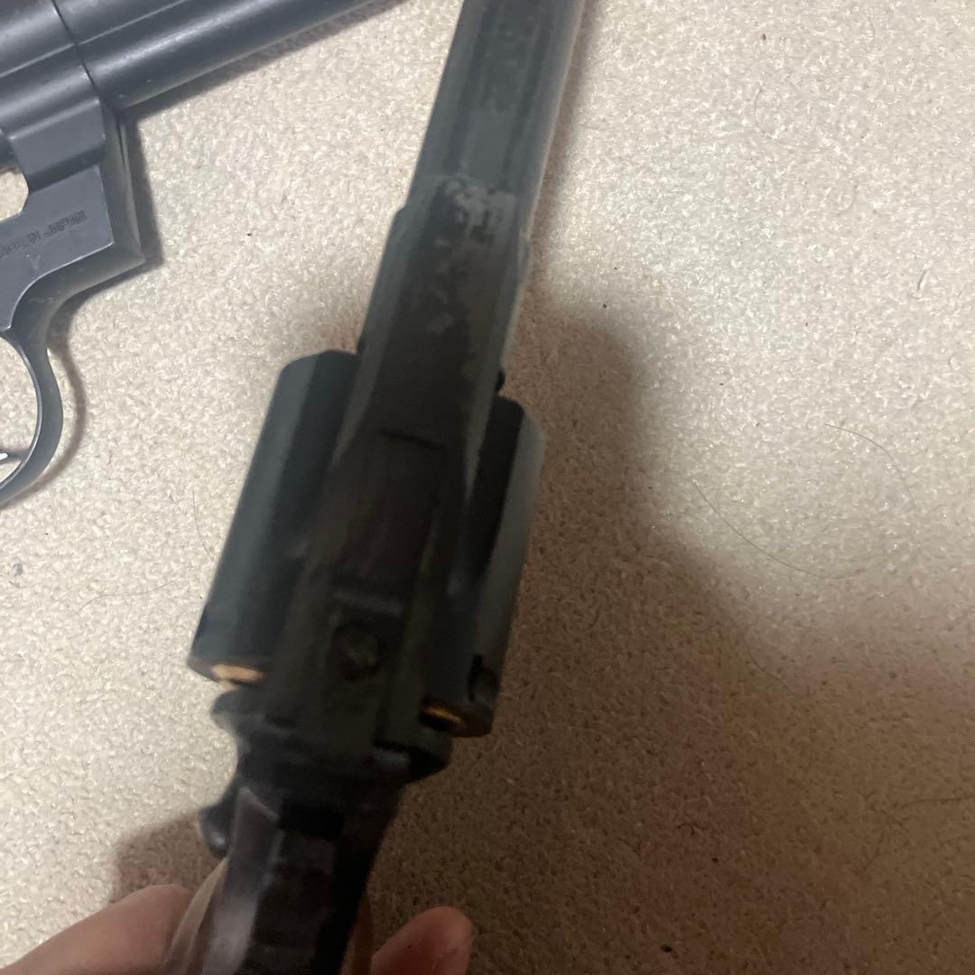 東京マルイ コルトパイソン 4インチガスリボルバー 6インチフレーム付き