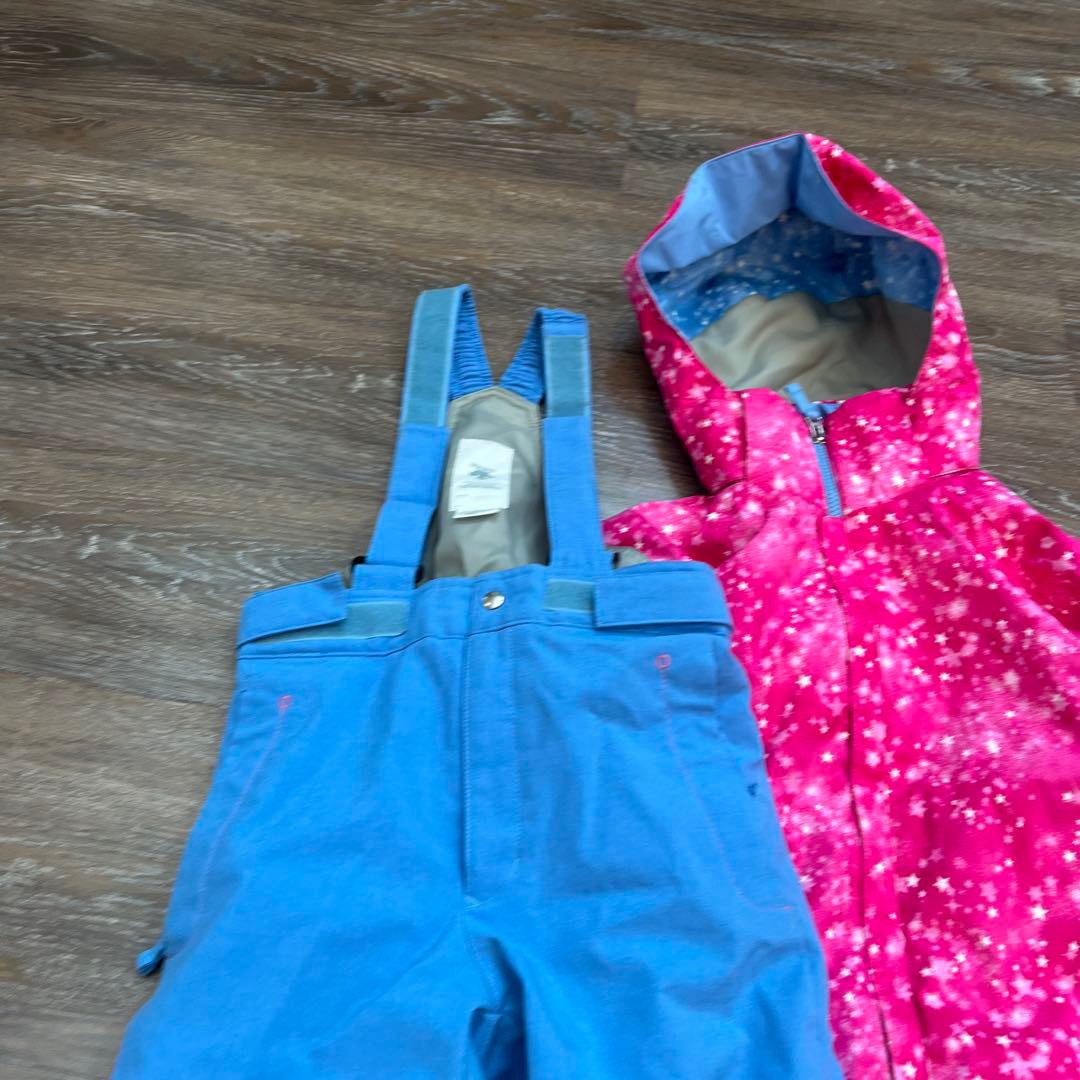 デサント　美品　　セットアップ　上下　スキーウェア　130 女の子
