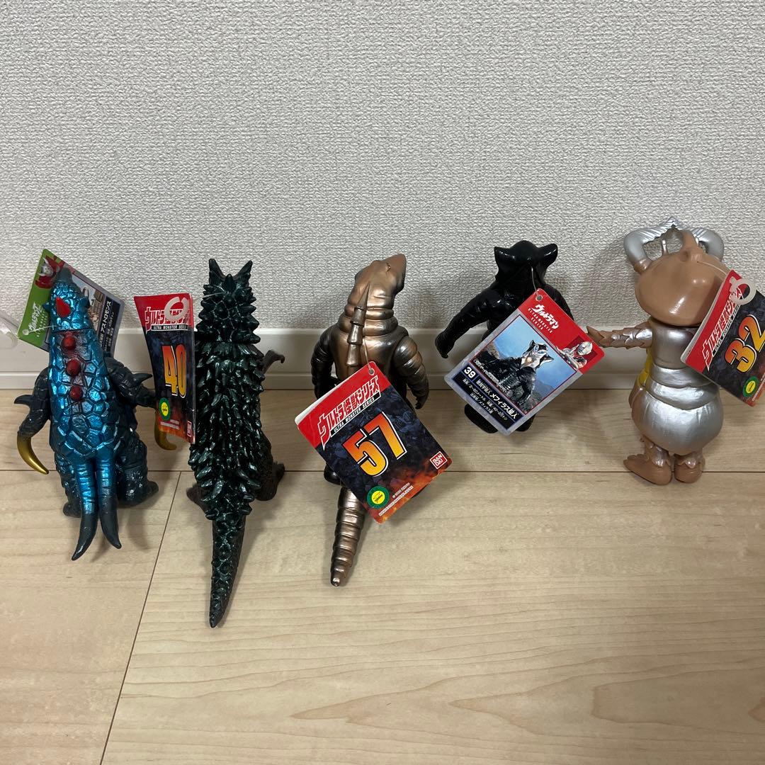 たべっ子もげら【5点セット】ウルトラマンシリーズ 怪獣　ソフビ