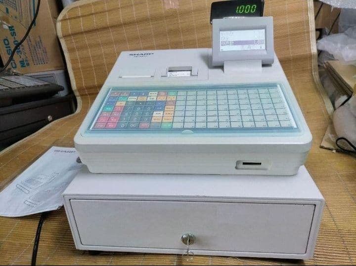 シャープレジスター　XE-A417　PC連携売上管理　最上位機種　231101