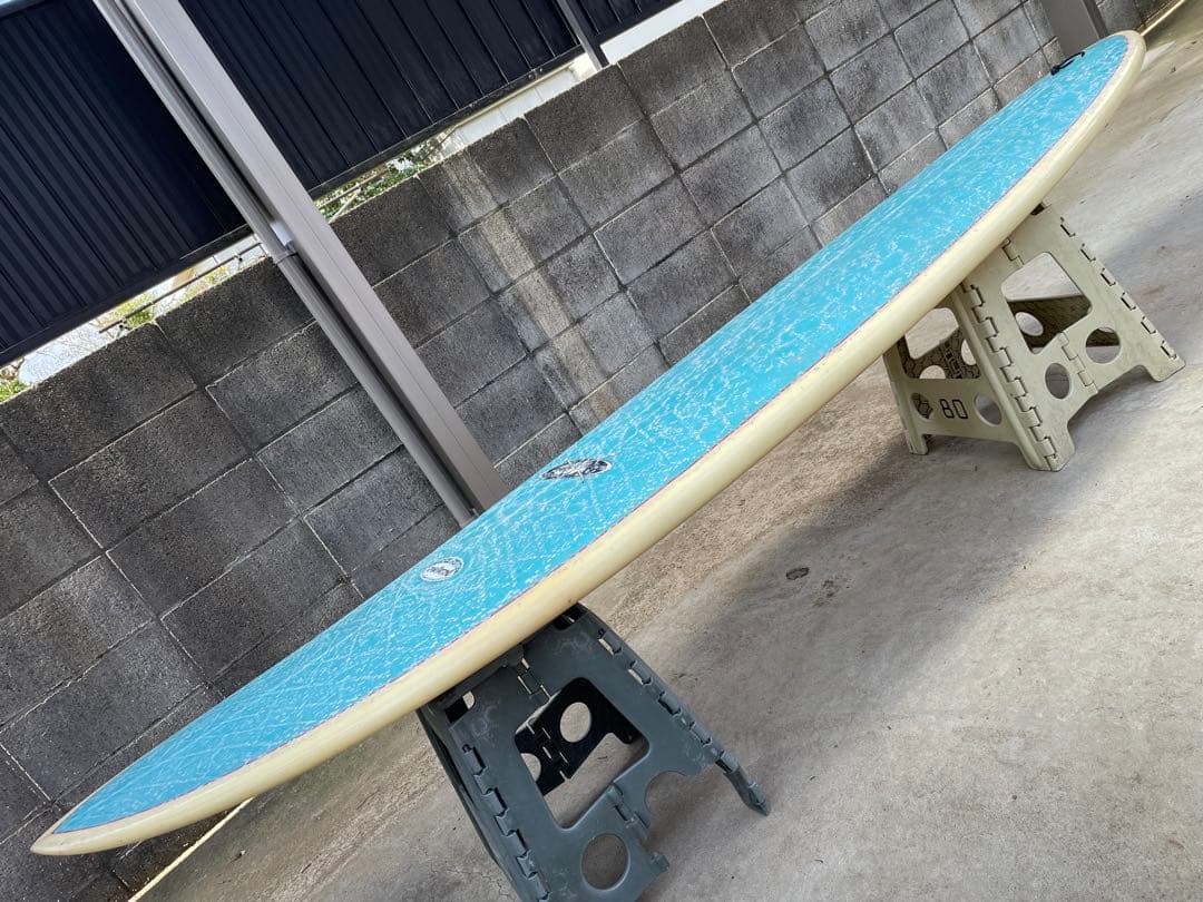 YASサーフボード　7.7f ミッドレングス　鈴木康弘　モス　ウェーブライオン