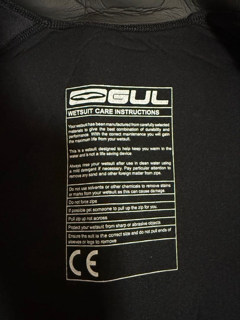 【美品】GUL フルジップウェットスーツ レディースUK14