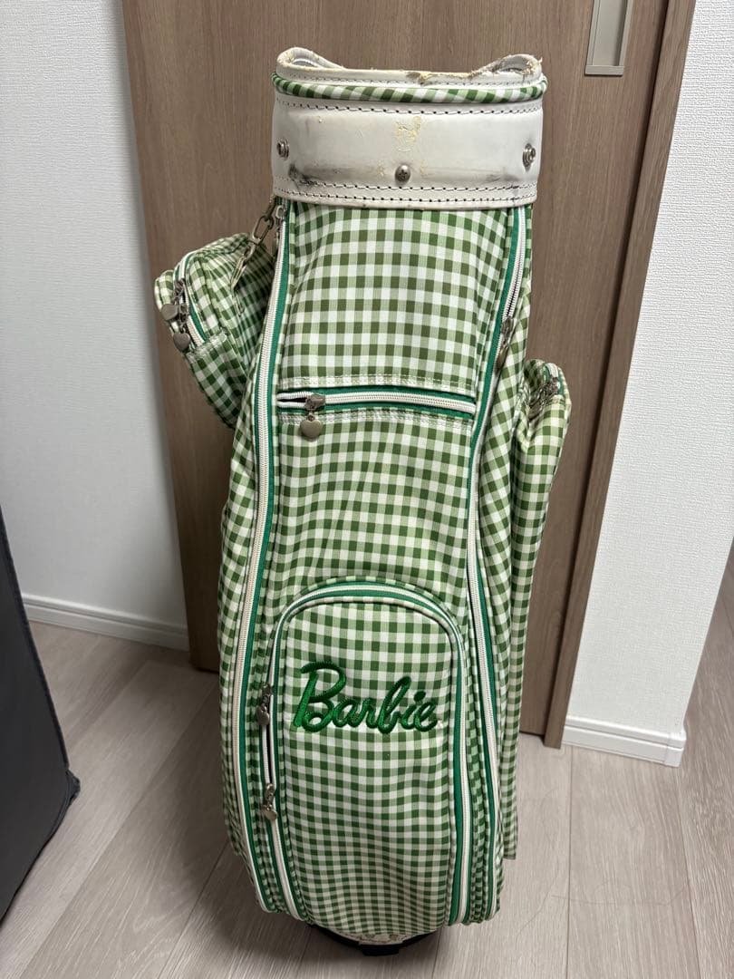 (希少)PEARLY GATESキャディバッグ Barbie カバー付き
