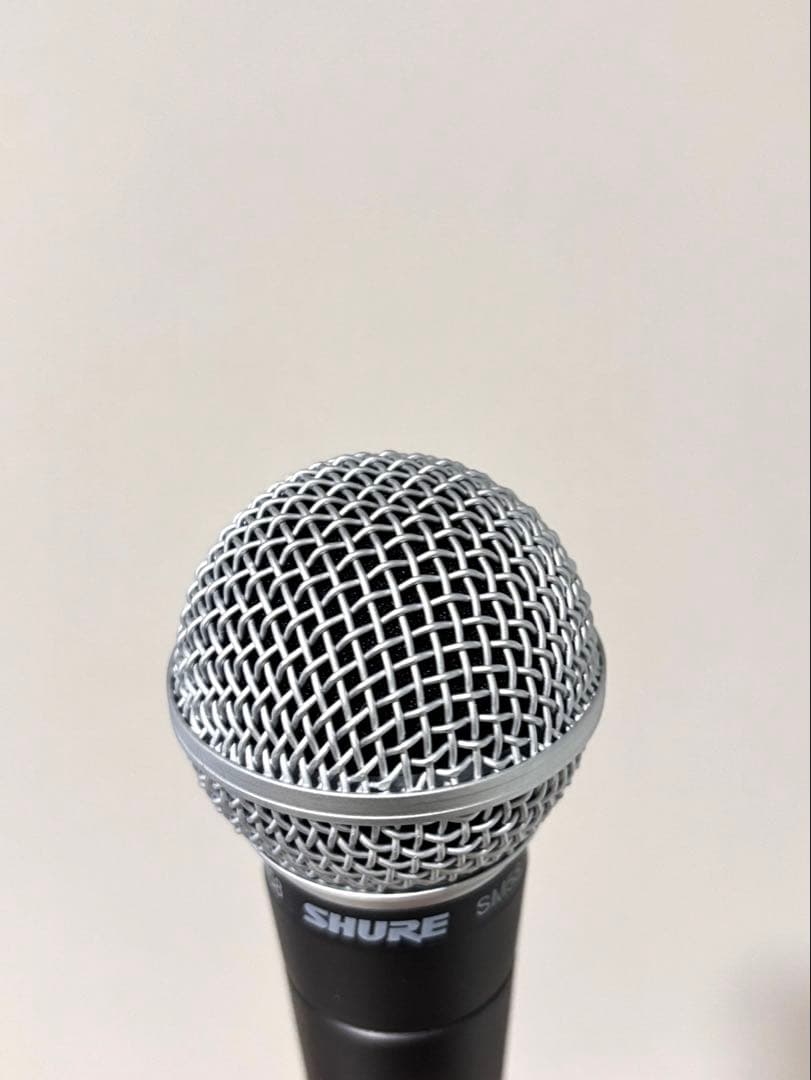 SHURE SM58-LCE+ダイナミックマイク キャノンケーブル付き