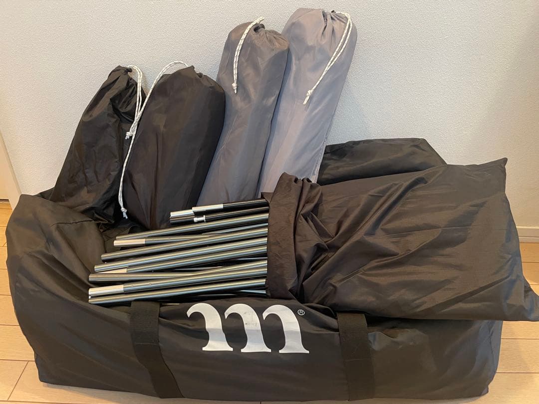 Muraco ZIZ TENT SHELTER Black ムラコ　5p