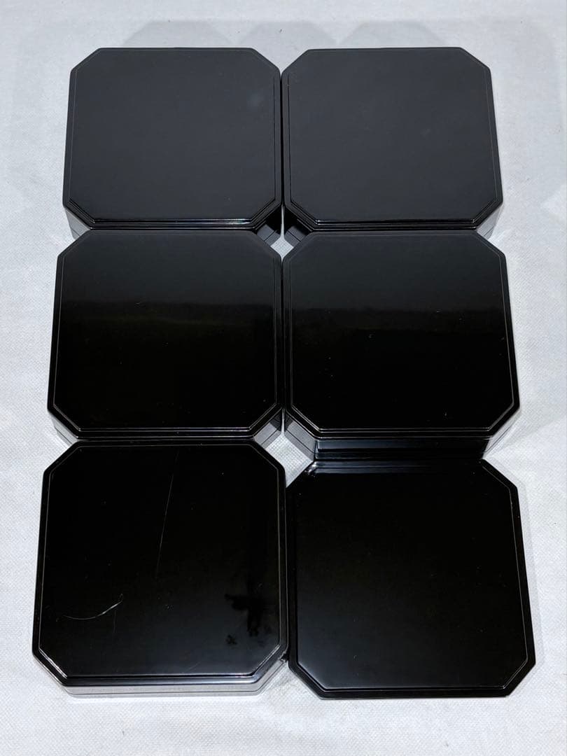 輪島塗　茶平一斎作　縁高重美品　共箱　茶道具　懐石道具　送料込