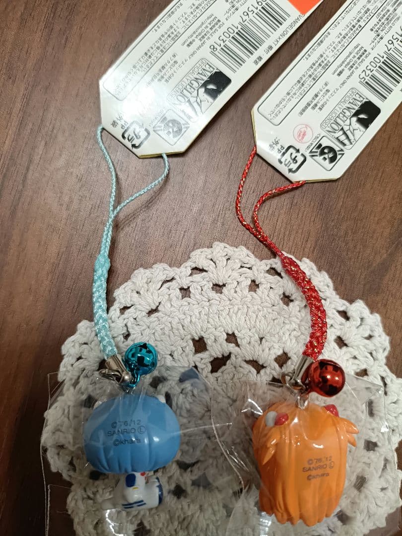 ご当地 キティ エヴァンゲリオン 根付 キーホルダーセット