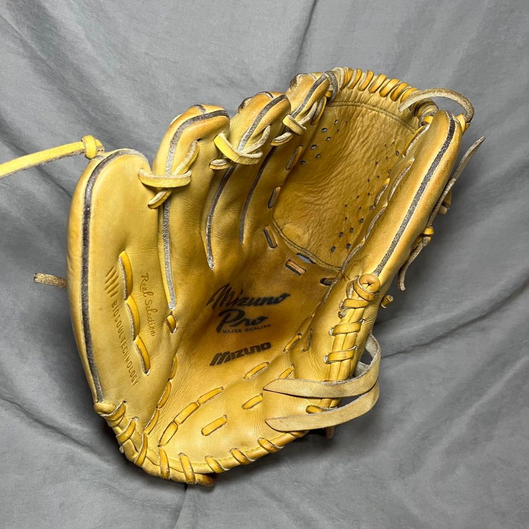 ミズノプロ　硬式投手用グラブ　旧タグラベル　左投げ用　左利き