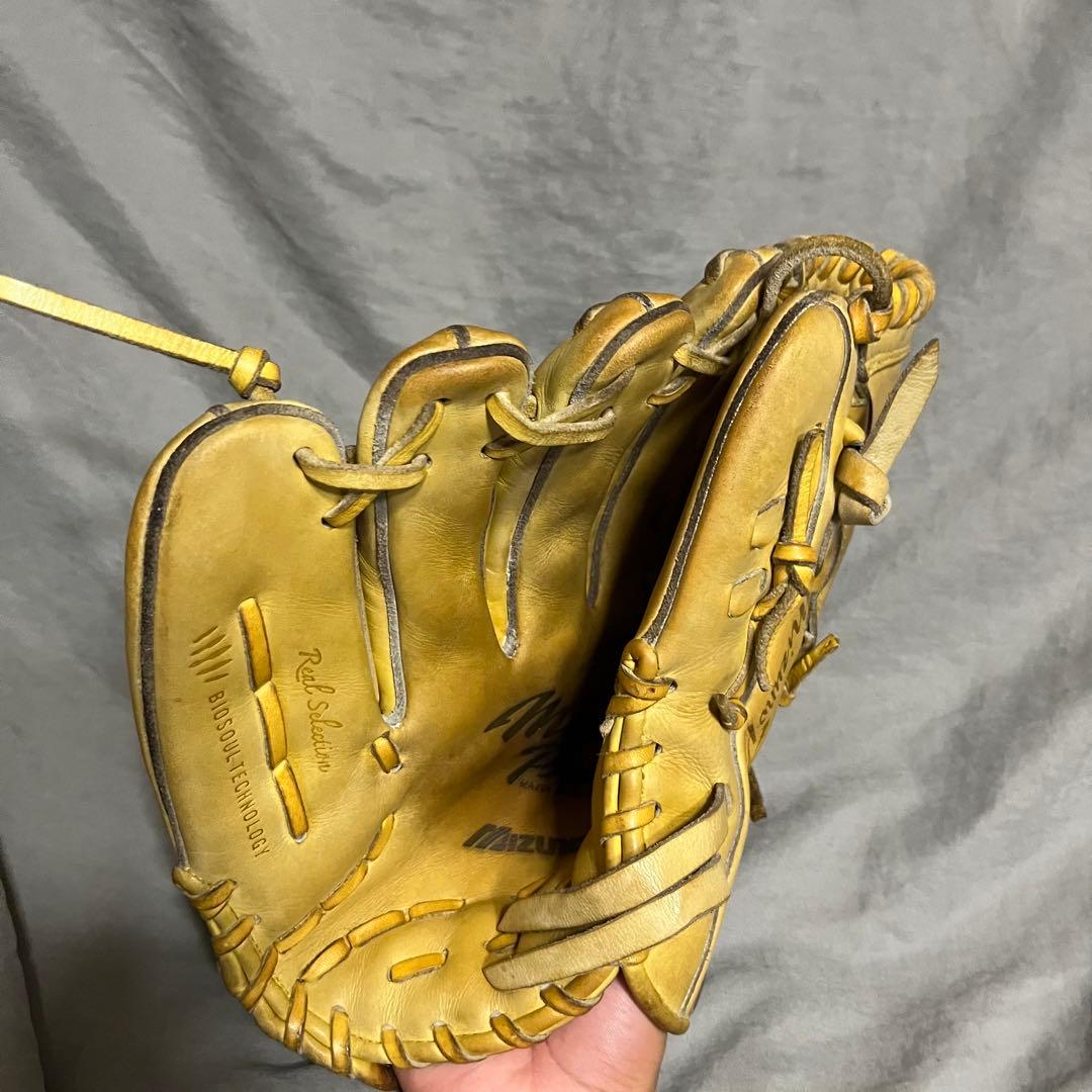 ミズノプロ　硬式投手用グラブ　旧タグラベル　左投げ用　左利き