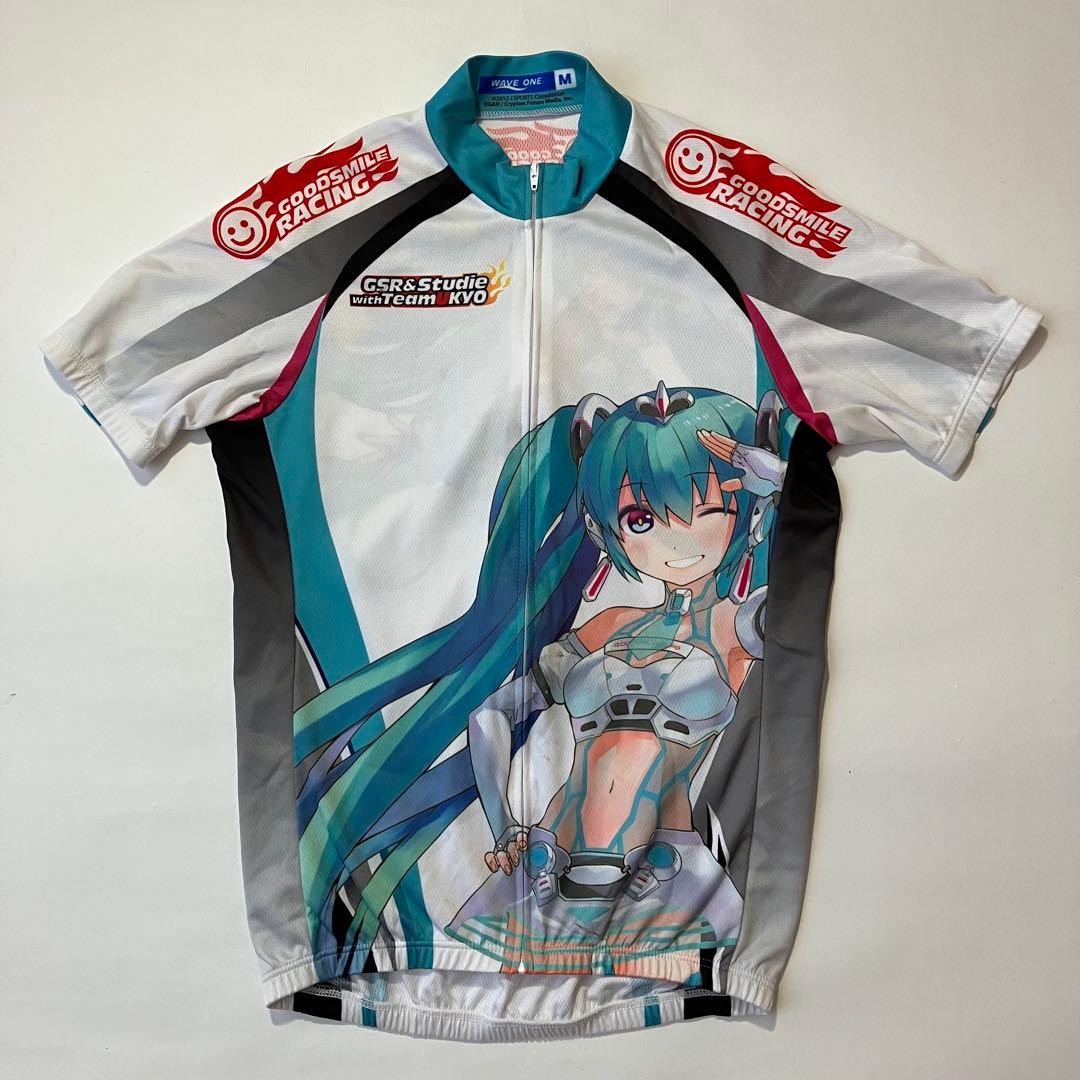 初音ミク レーシングミク サイクルジャージ パンツ 上下セット ウェイブワン