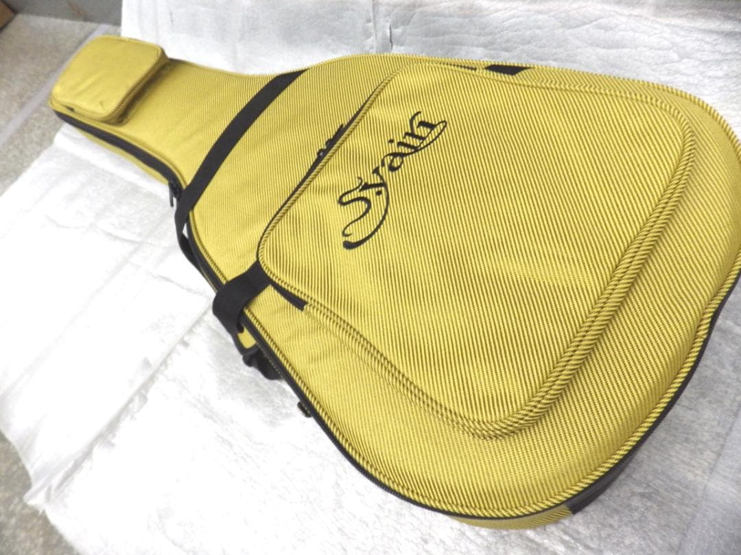 限定品　Sヤイリ　ラメ入り塗装　エレアコギター　YATK-1400EC/WHG