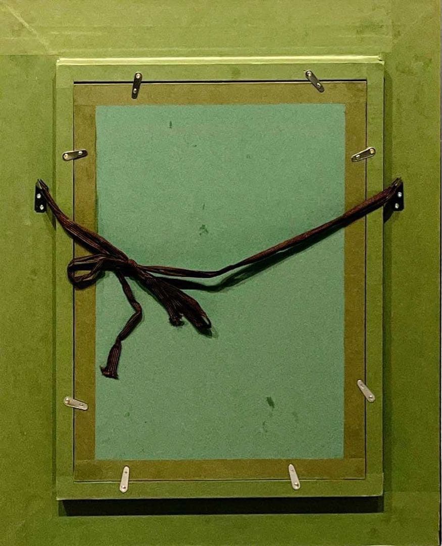 古吉弘　燭台を持つ少女　4号　油彩　作品