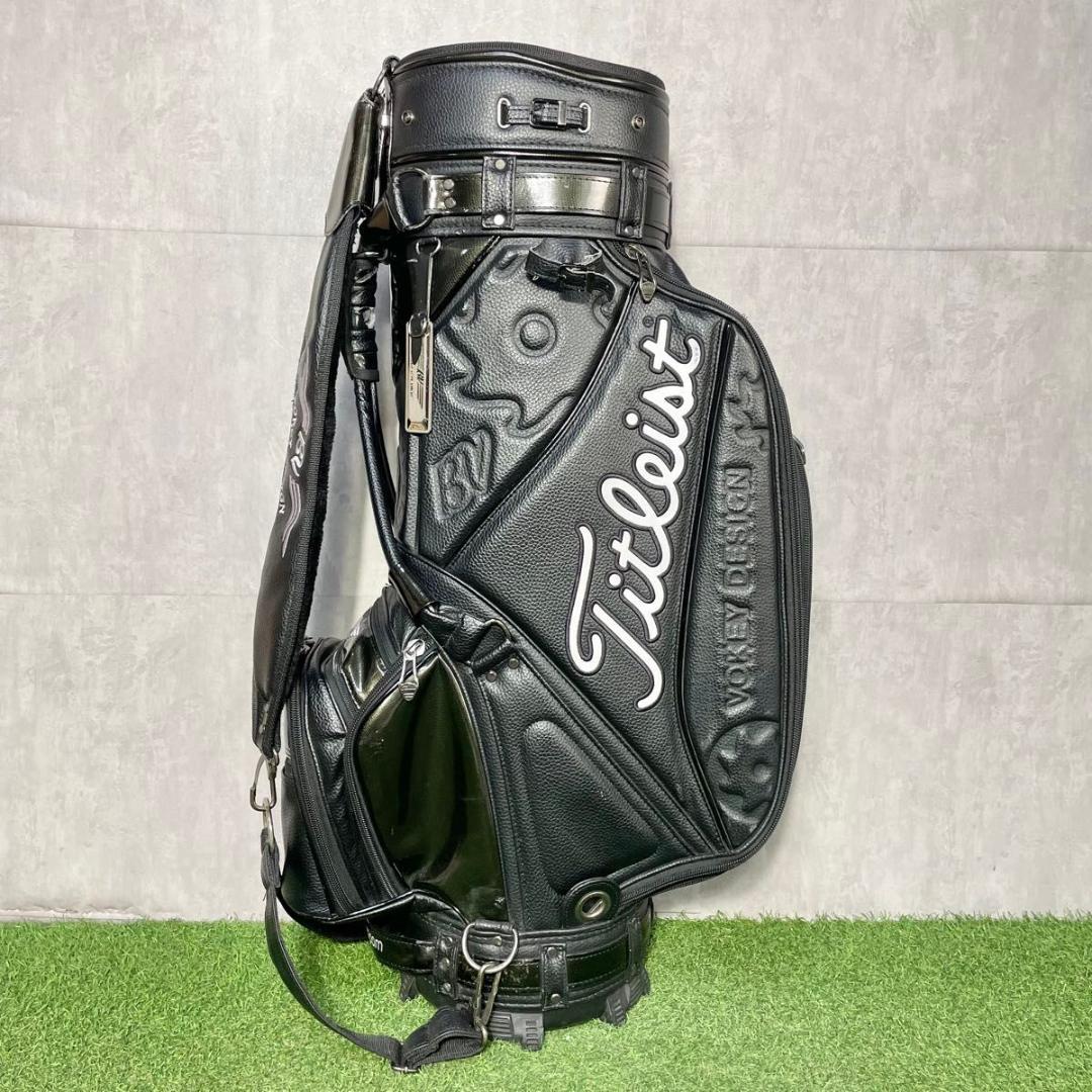 【希少】タイトリスト ヴォーケイデザイン キャディバッグ ゴルフバッグ ブラック