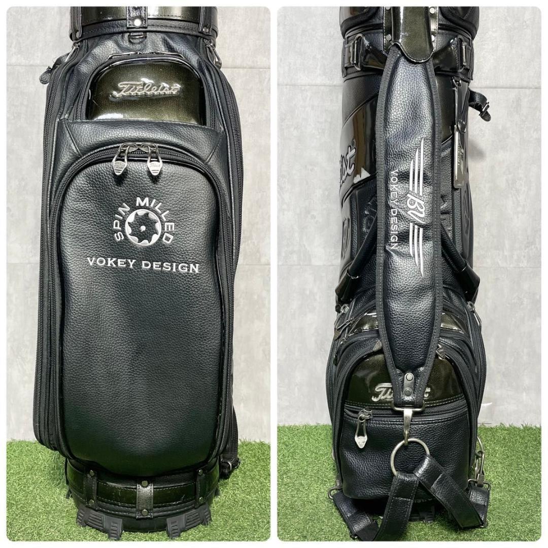 【希少】タイトリスト ヴォーケイデザイン キャディバッグ ゴルフバッグ ブラック