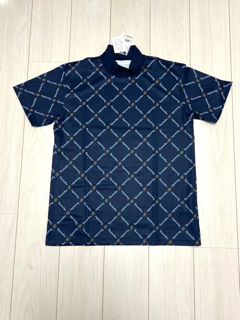 レザレクション　半袖　モックネック　ネイビー　　L 未使用品