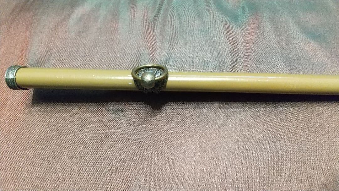 【アルミ鞘】鞘 軍刀 日本刀 刀剣 拵え 佩鐶 責金 鐺 石突 口金 日本軍