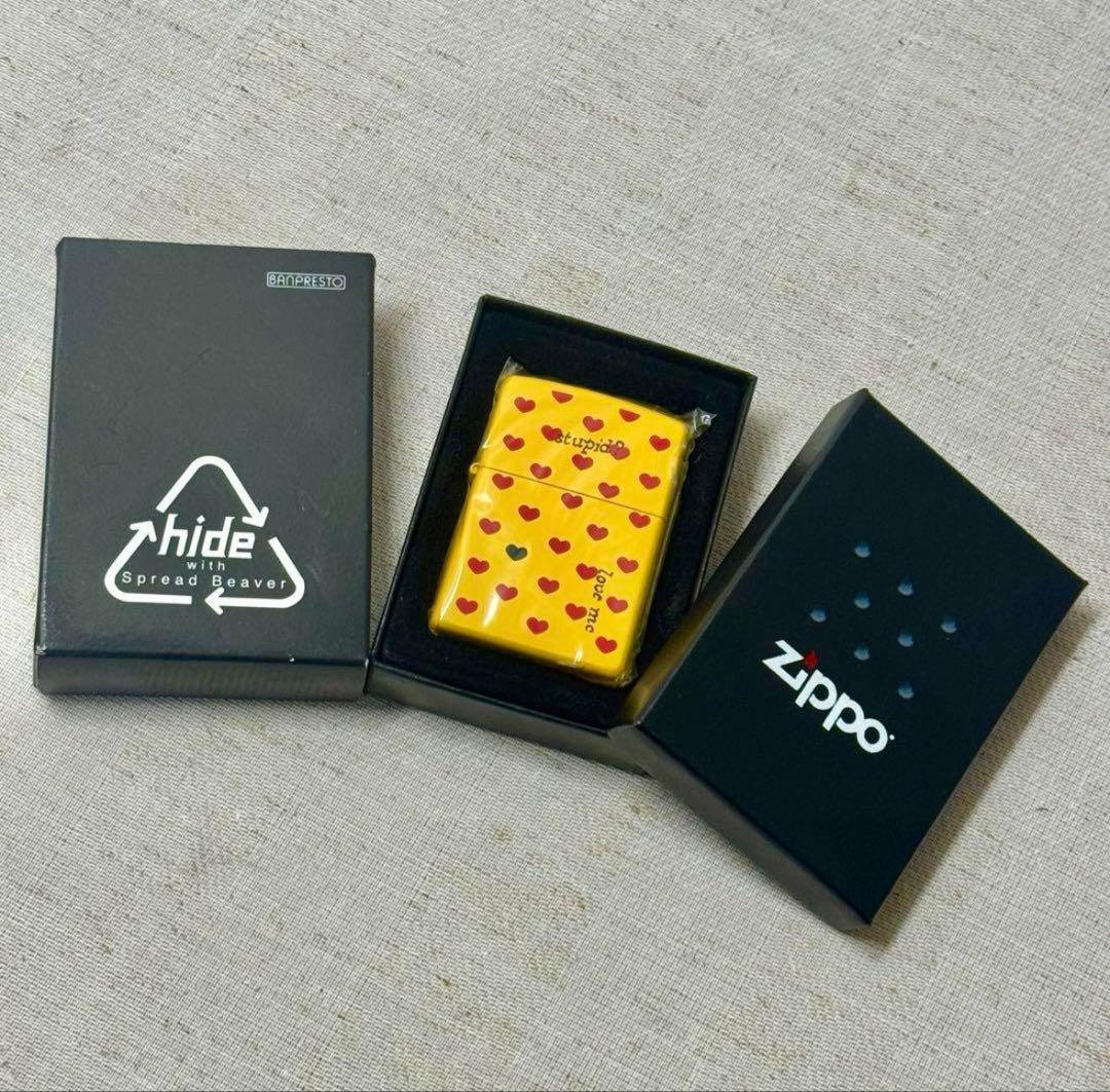 新品・未開封・未使用 hide XJAPAN イエローハート ZIPPO